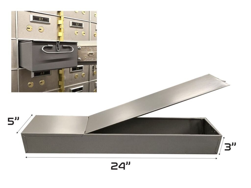 Private safe deposit box rentals inside National Vaults in Great Falls VA