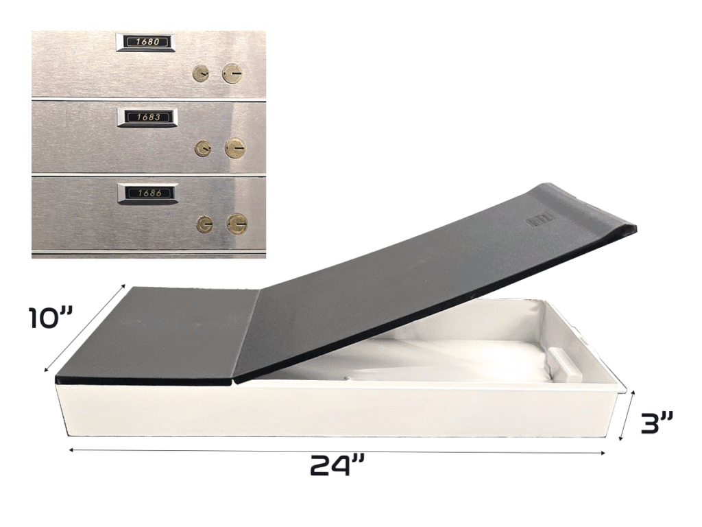 High-security safe deposit box rentals with controlled access