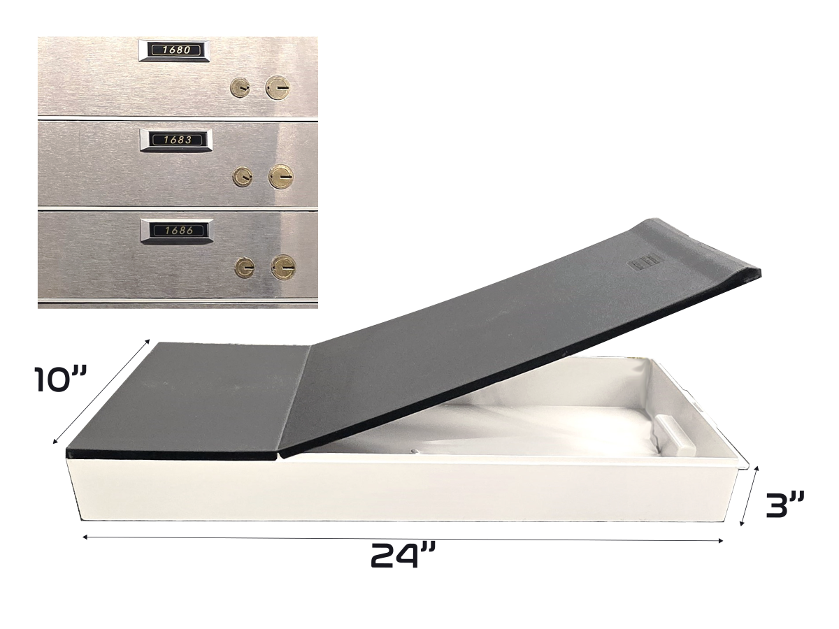 High-security safe deposit box rentals with controlled access